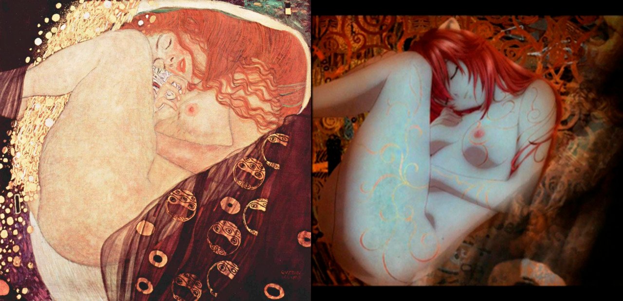 Gustav Klimt y Elfen Lied?????