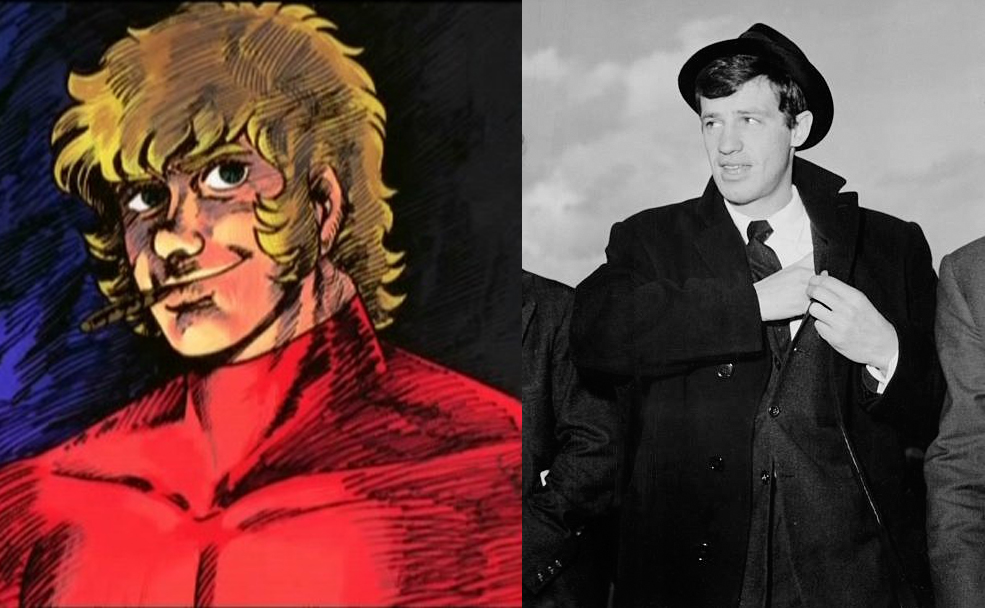 Cobra se inspiro en el actor Jean-Paul Belmondo.